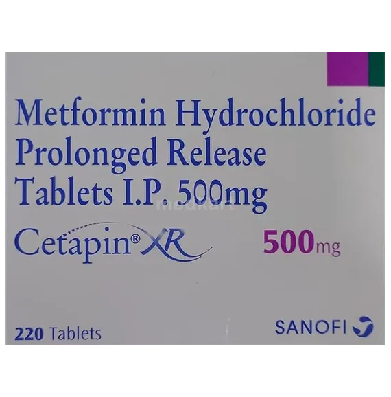 cetapin xr 500mg tablet 20's